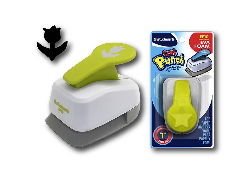 PERFORADORA DE FOMI 1"TULIPAN